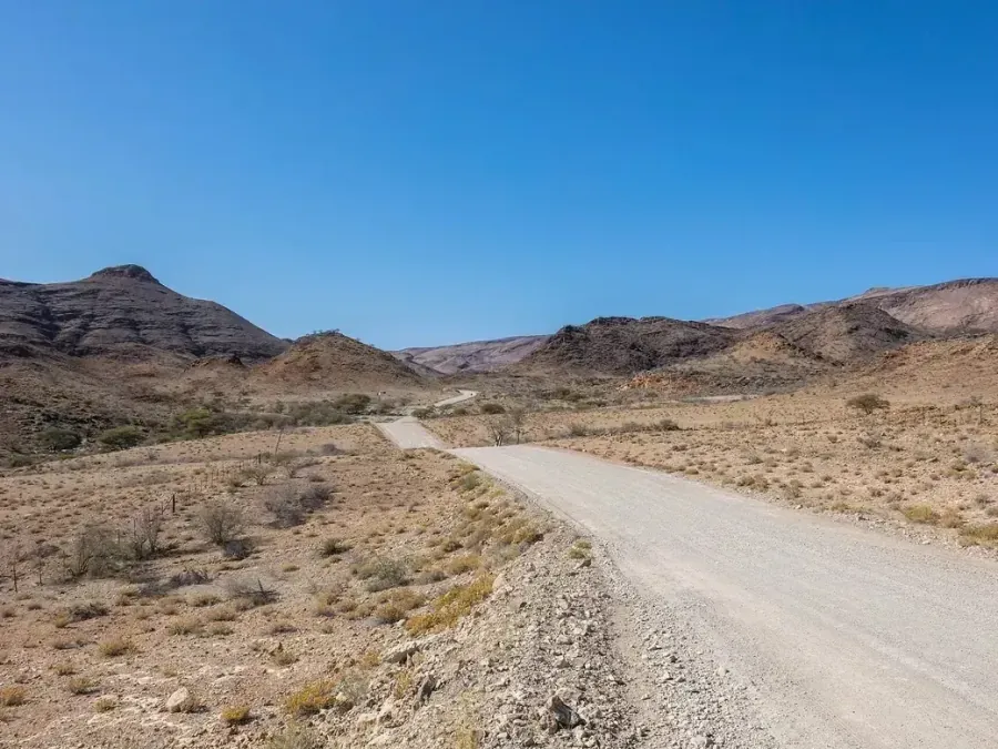 纳米比亚荒野公路